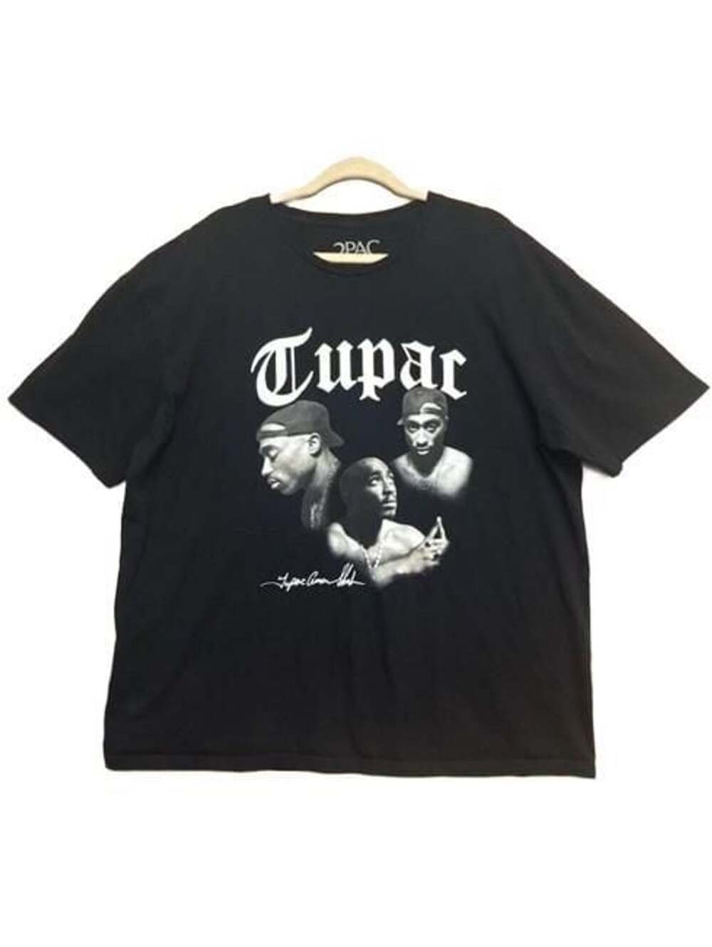 2Pac Graphic T-Shirt Size XXL Black Rap Tee
